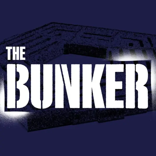 A banner shows the Pentagon in the background and the words "The Bunker" in the foreground