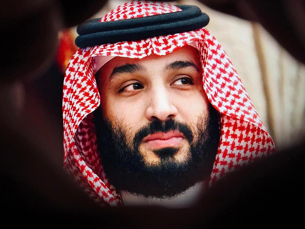 A close-up image of Saudi Crown Prince Mohammed bin Salman
