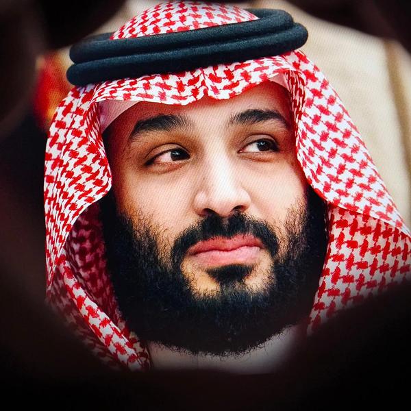 A close-up image of Saudi Crown Prince Mohammed bin Salman