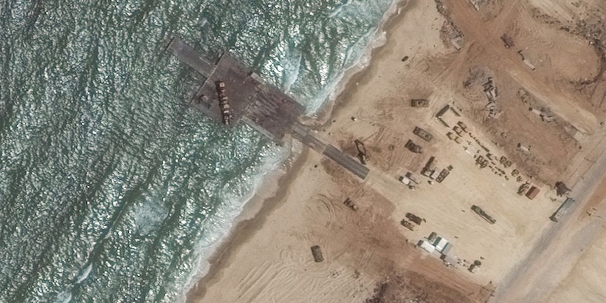 Washington is not telling truth about the Gaza pier