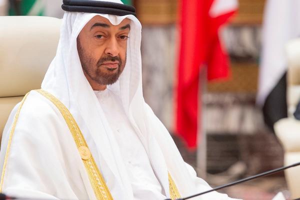 Abu Dhabi's Crown Prince Sheikh Mohammed bin Zayed al-Nahyan