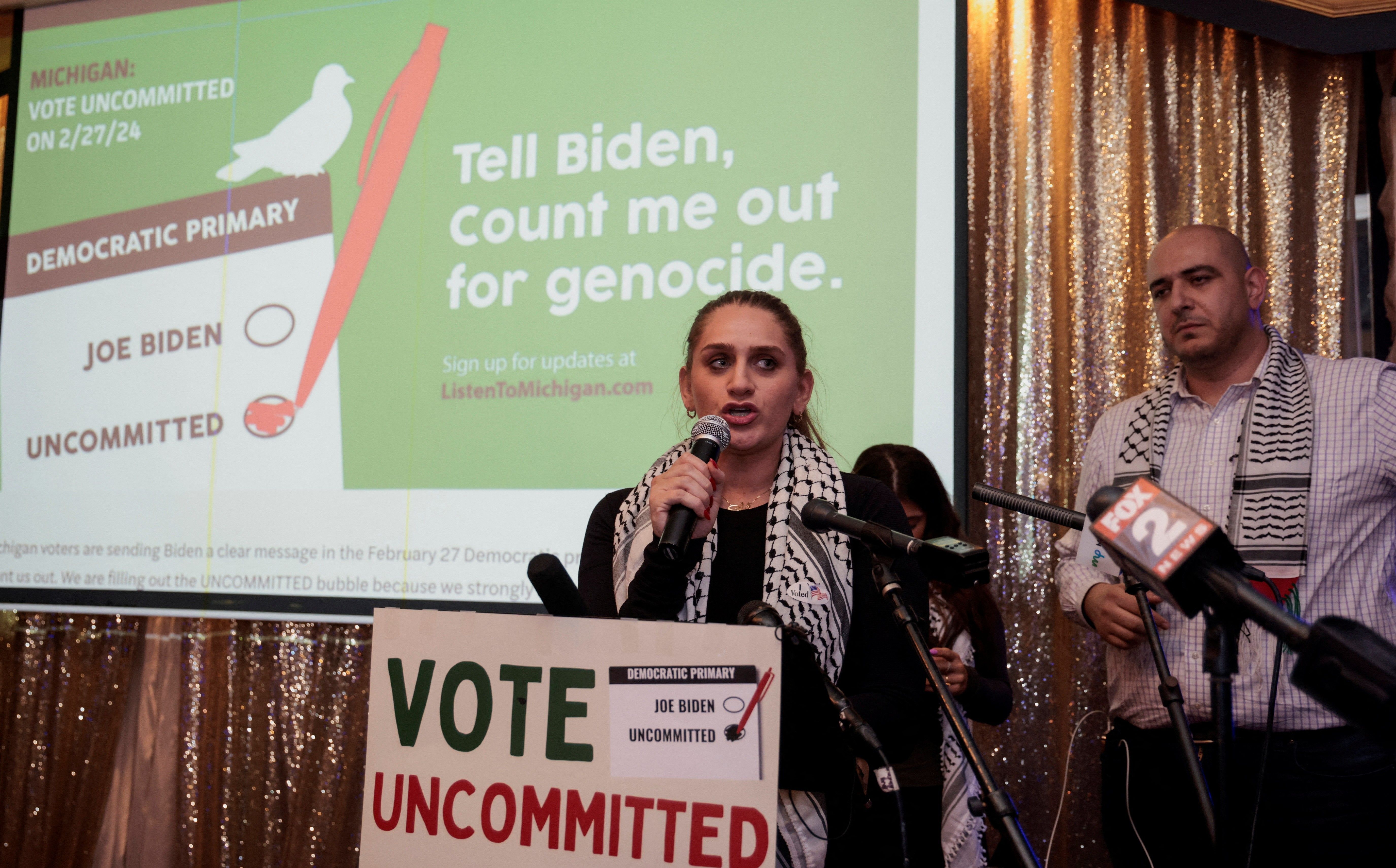 Will Michigan ‘uncommitted’ disaster wake Biden up on Gaza?