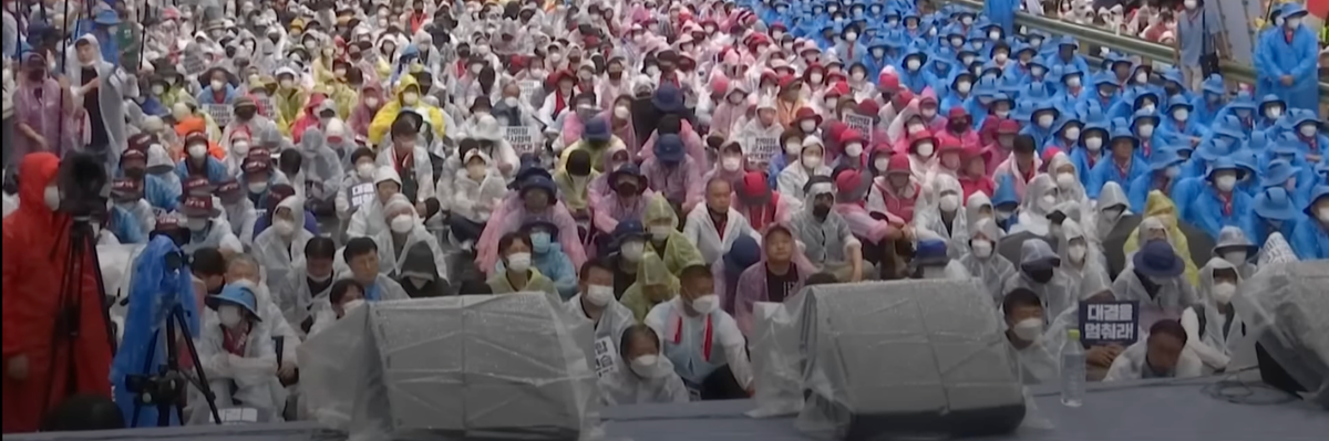 US media ignored major anti-US military protest in South Korea