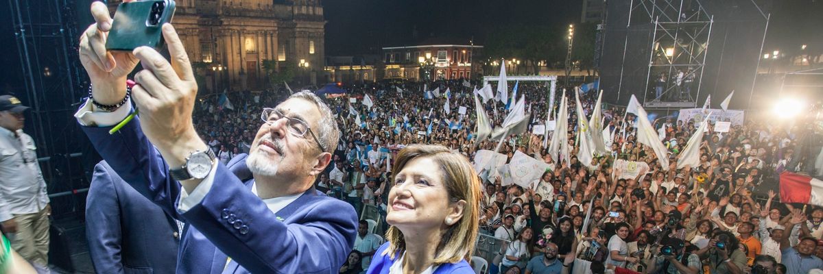Bernardo Arévalo Karin Herrera Guatemala
