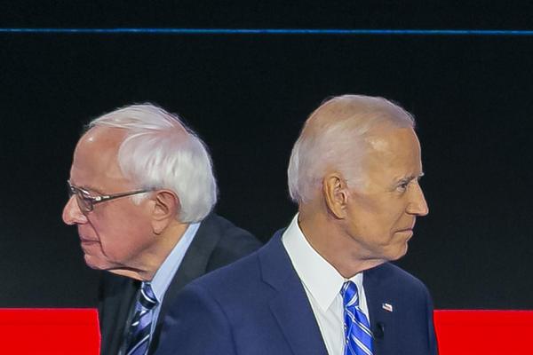 Bernie Sanders and Joe Biden