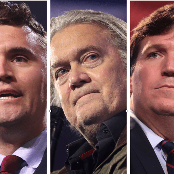 Charlie Kirk, Steve Bannon, Tucker Carlson MAGA