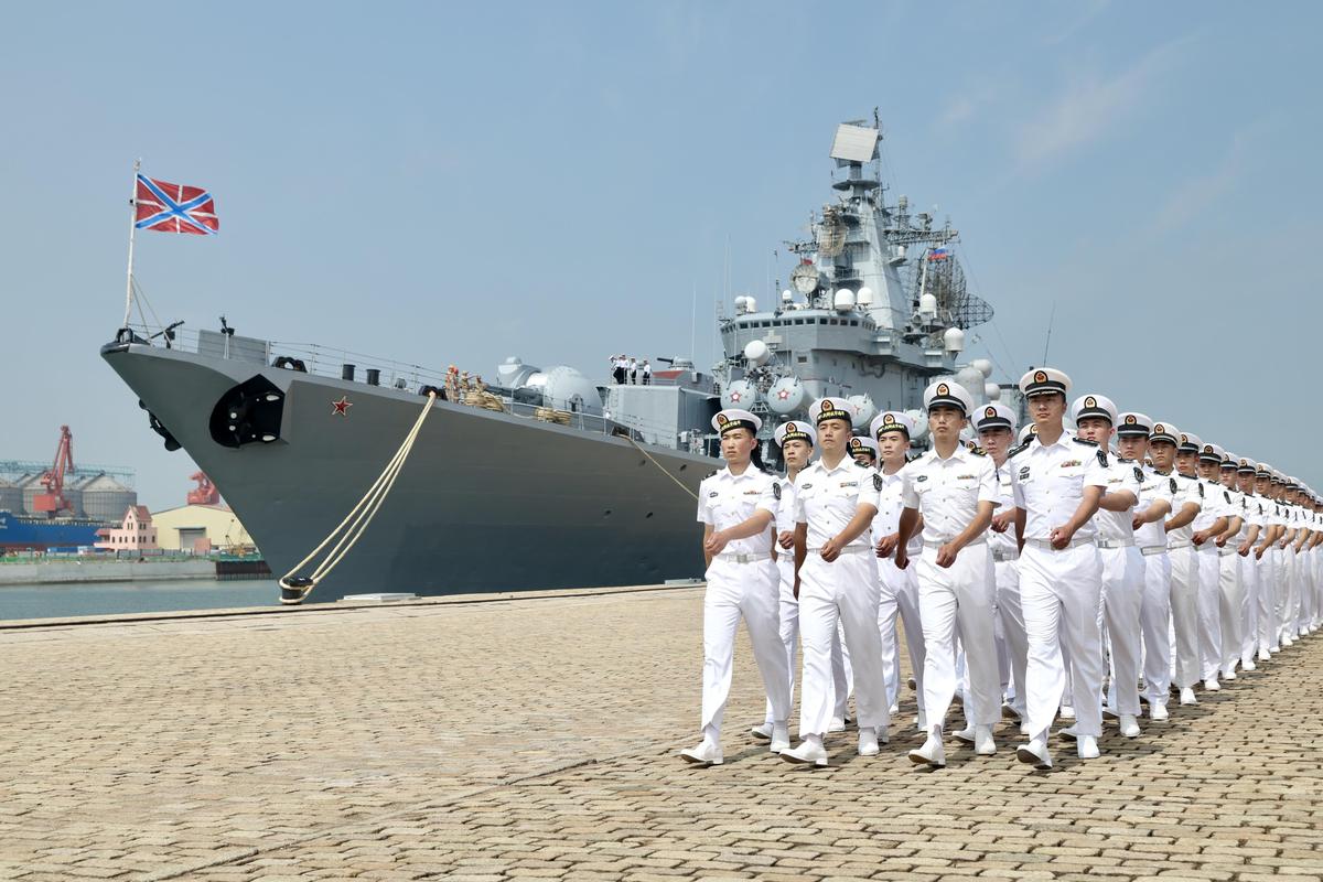 China Russia navy