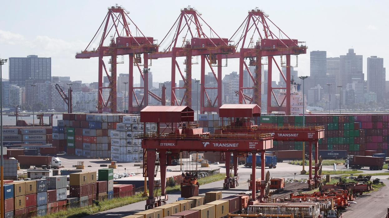 Container Terminal Durban South Africa