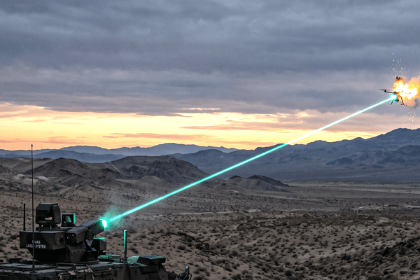 Counterdrone laser