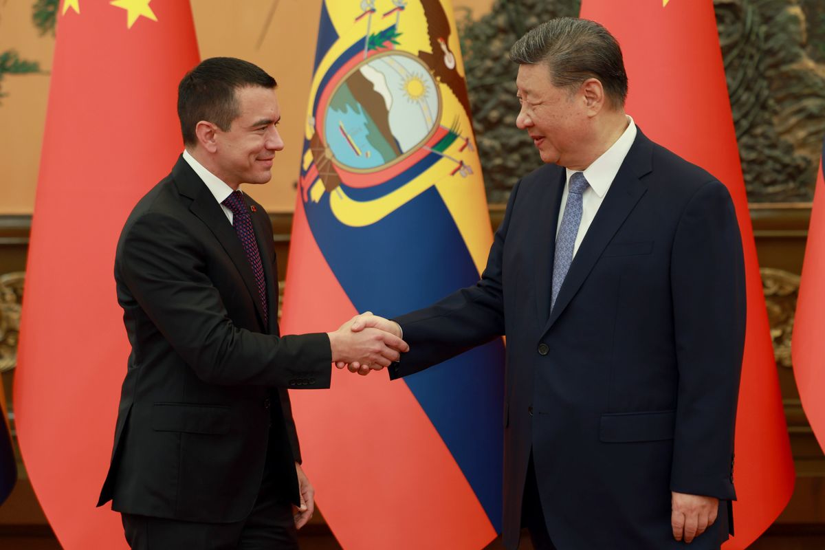 Daniel Noboa, Xi Jinping