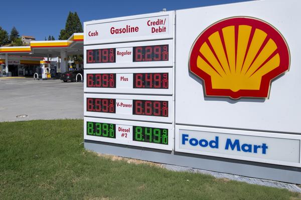 Diesel gas prices