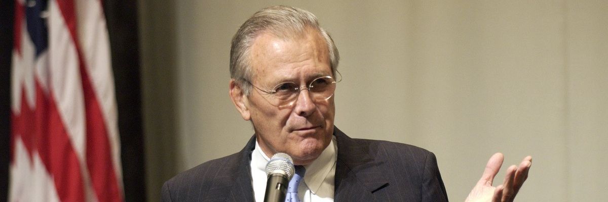 To the end, Rumsfeld was never held accountable for what he unleashed