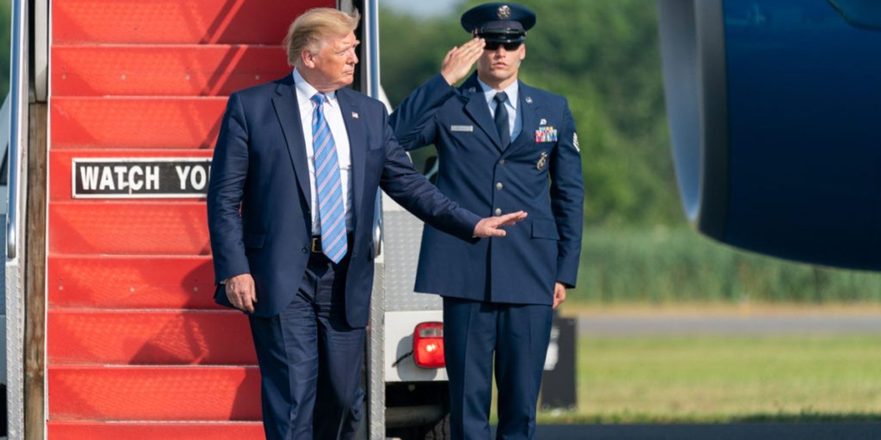 Donald Trump air force one