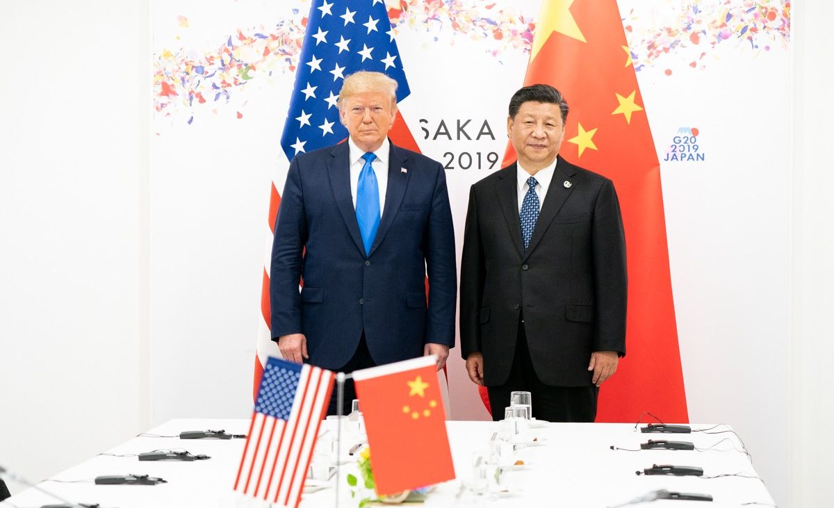 Donald Trump and Xi Jinping