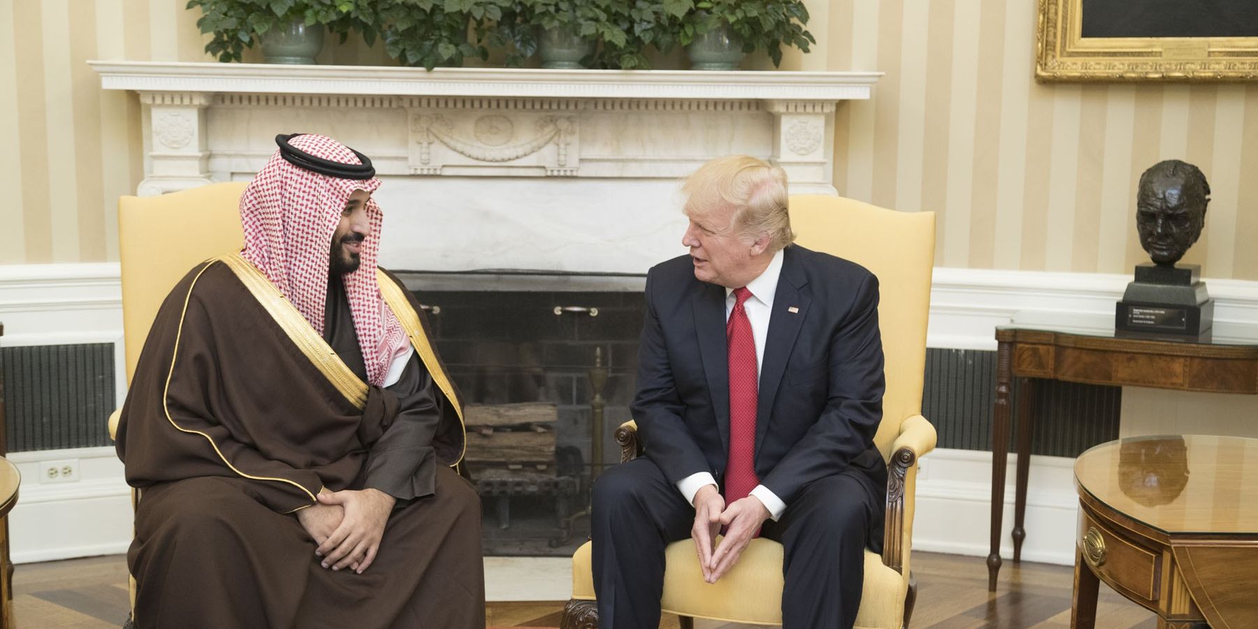 Donald Trump Mohammed bin Salman