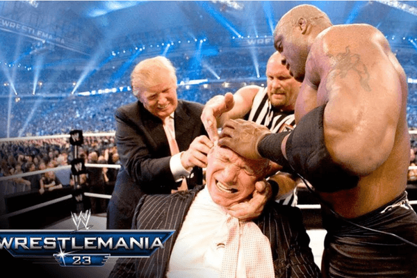 Donald Trump Vince McMahon WWE