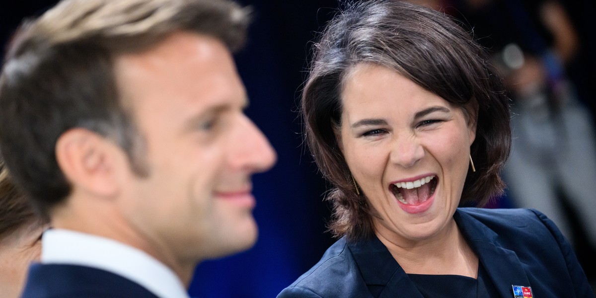 Emmanuel Macron Annalena Baerbock