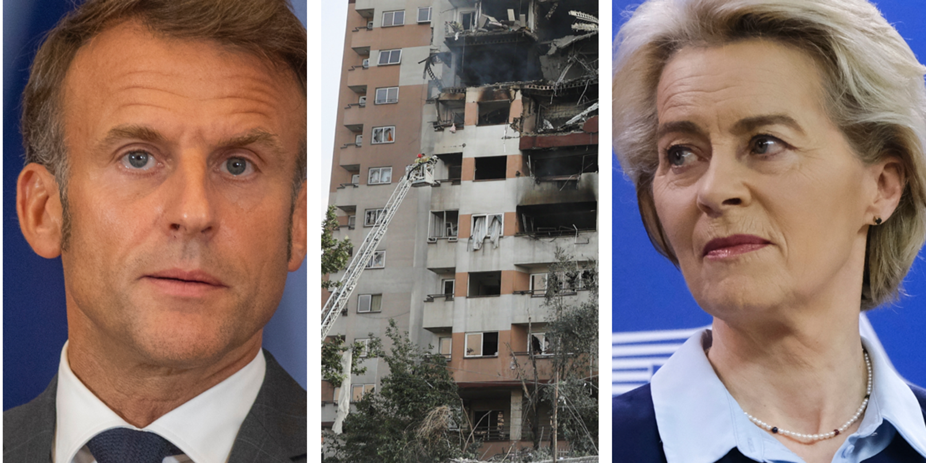 Europe Emmanuel Macron Ursula Von der Leyen Iran attacks