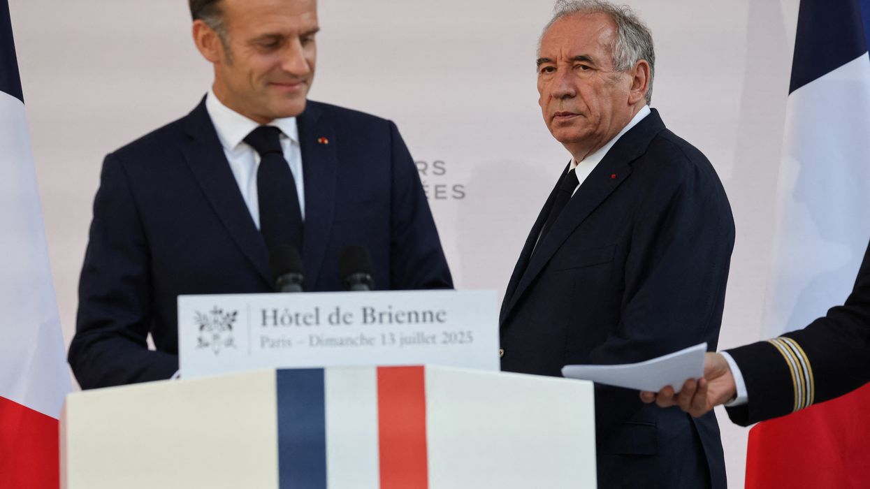 Francois Bayrou Emmanuel Macron