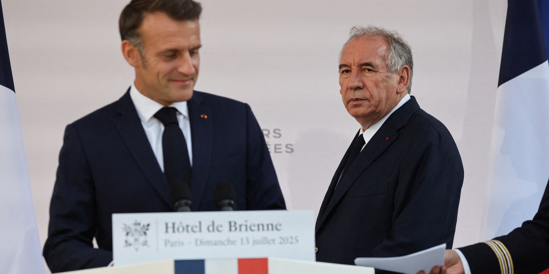 Francois Bayrou Emmanuel Macron