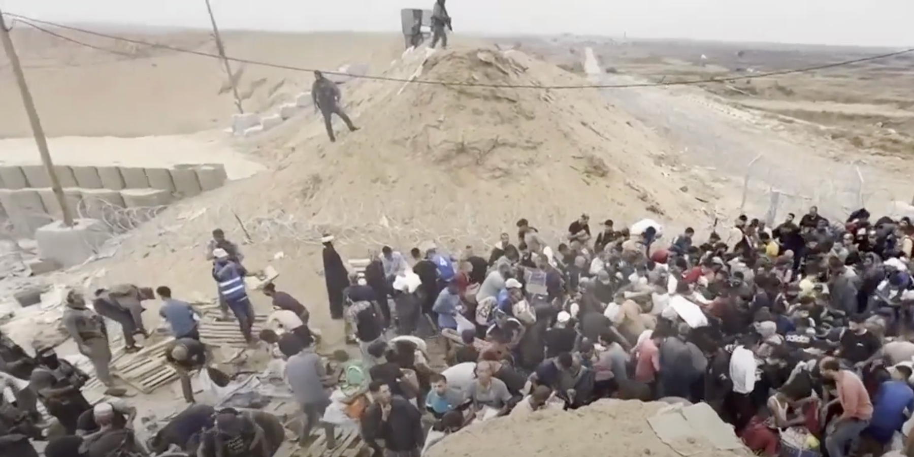 Gaza GHF food distribution