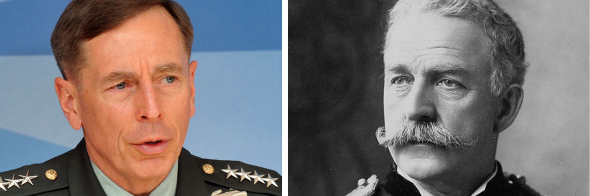 Separated by a century: The doomed narcissism of Generals Petraeus and Miles