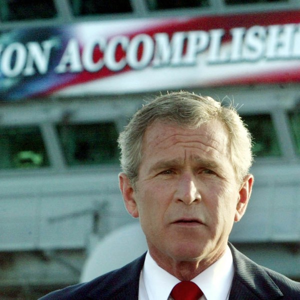 George Bush mission accomplished