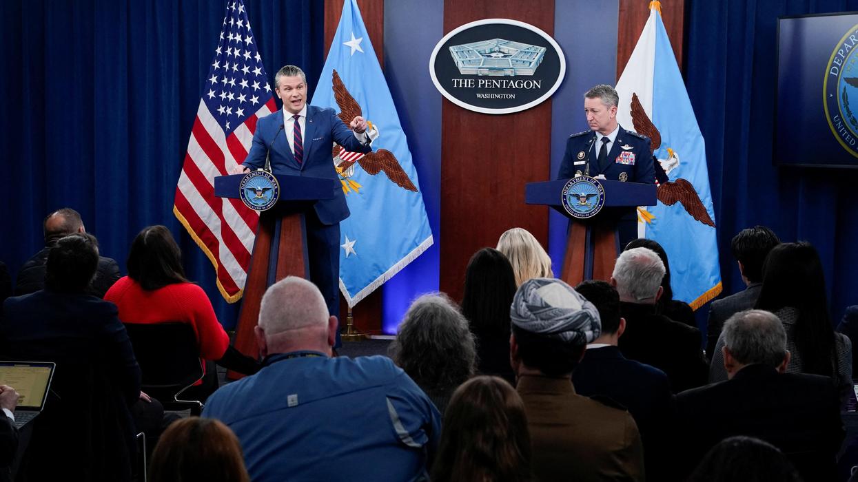 Hegseth Caine Pentagon