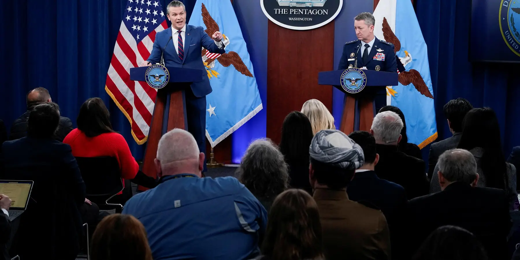 Hegseth Caine Pentagon