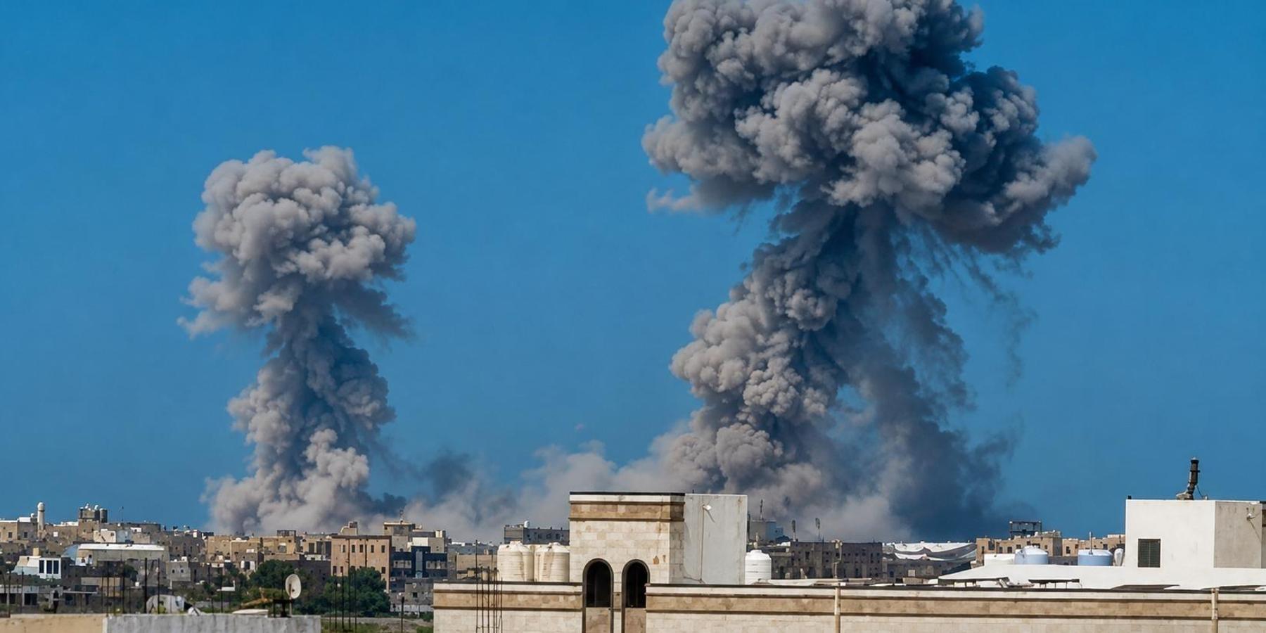Houthi missle strikes in Mokha, Yemen