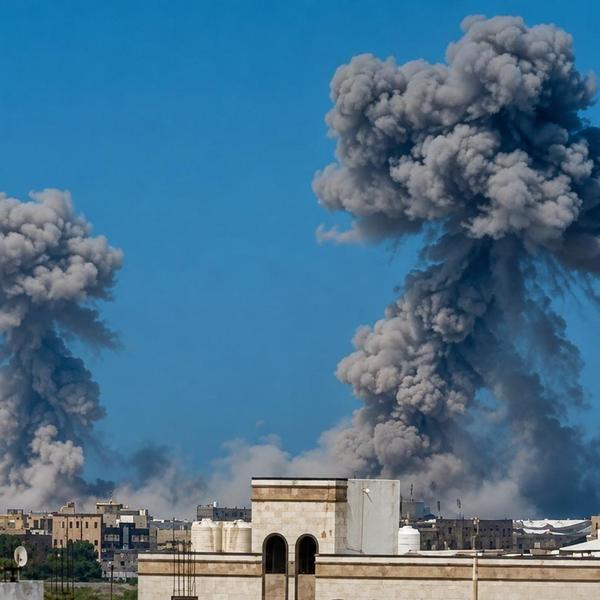 Houthi missle strikes in Mokha, Yemen