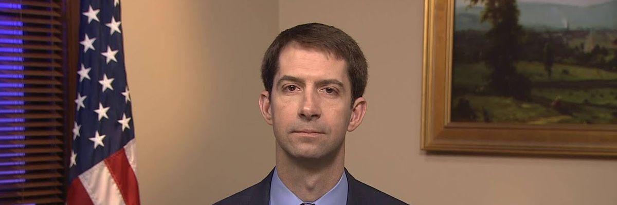 Tom Cotton, Soldier in Bill Kristol’s Proxy War Against Evil