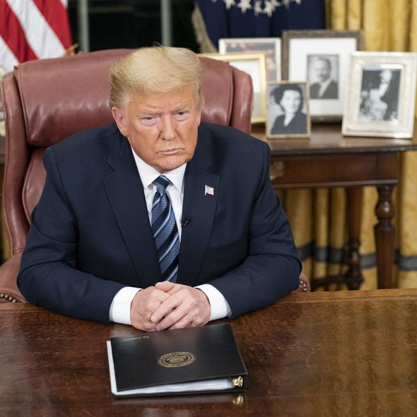 ‘Locked and loaded’: Trump appears to threaten war with Iran