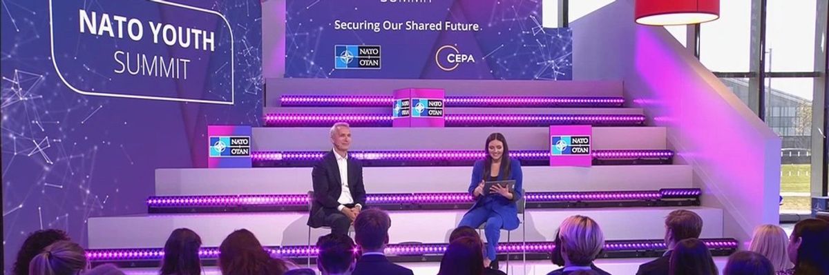 A day at another, quite different NATO summit — of the future