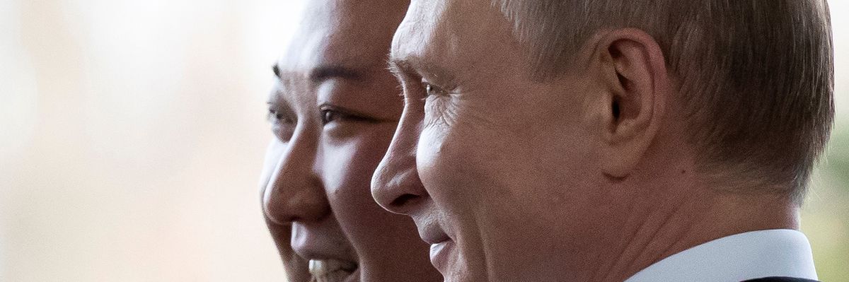 White House howling over Putin-Kim Jong Un hug rings hollow