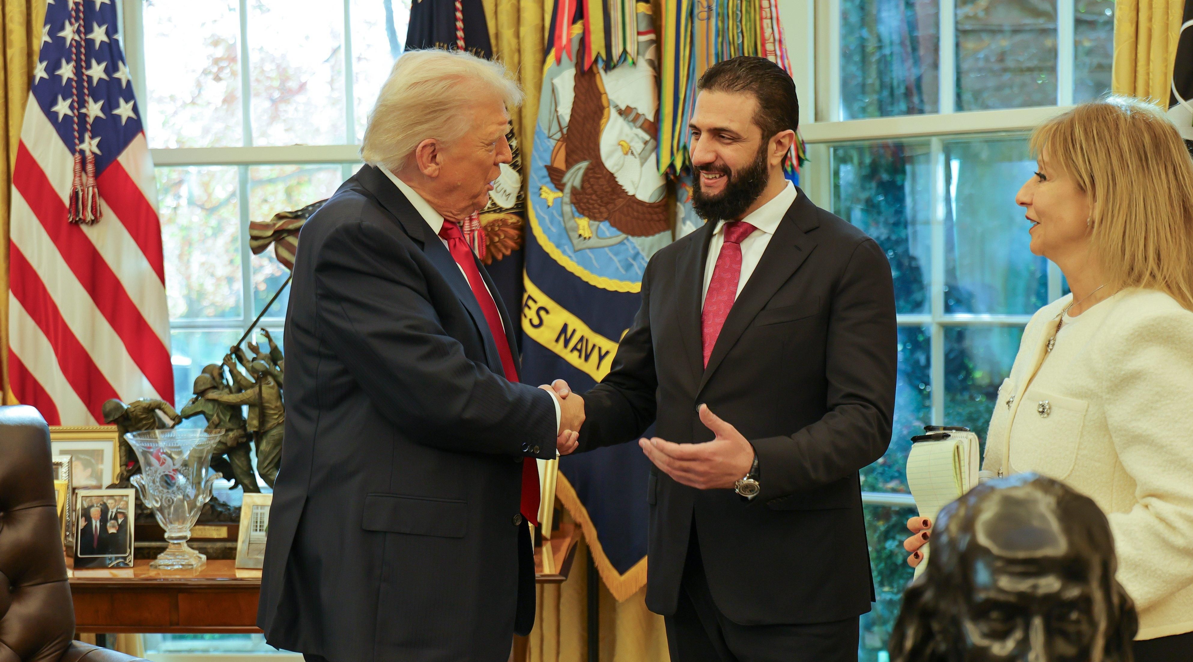 Trump brings out the big guns for Syrian leader's historic visit