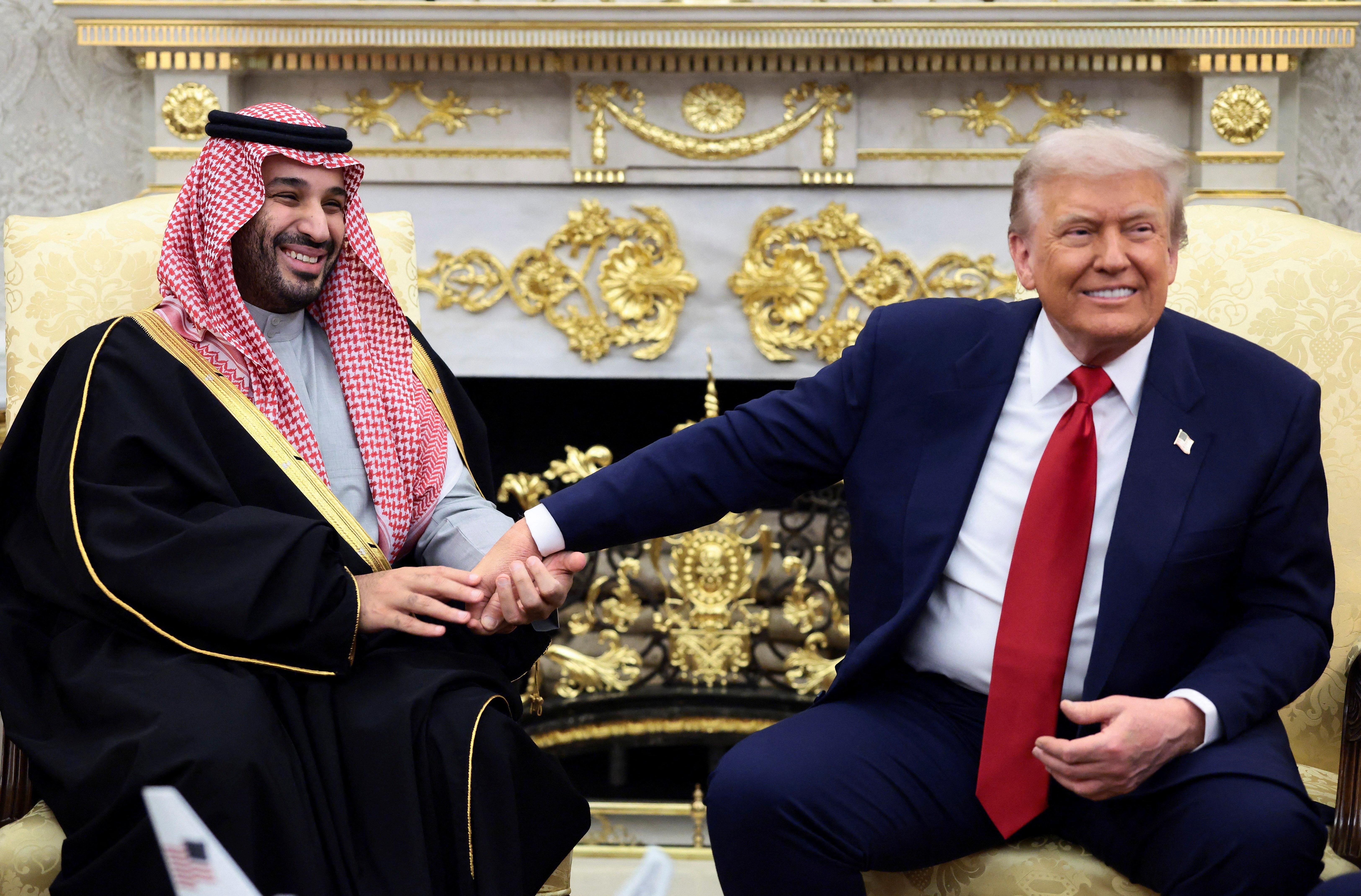 Trump lauds Saudi crown prince, slams Khashoggi as 'controversial'