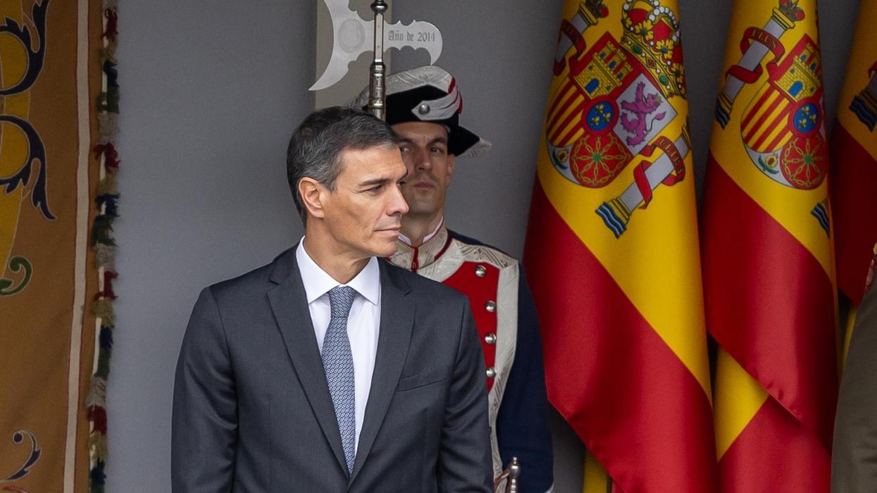 On Iran, Spain's Sanchez rises above the bowed heads of Europe