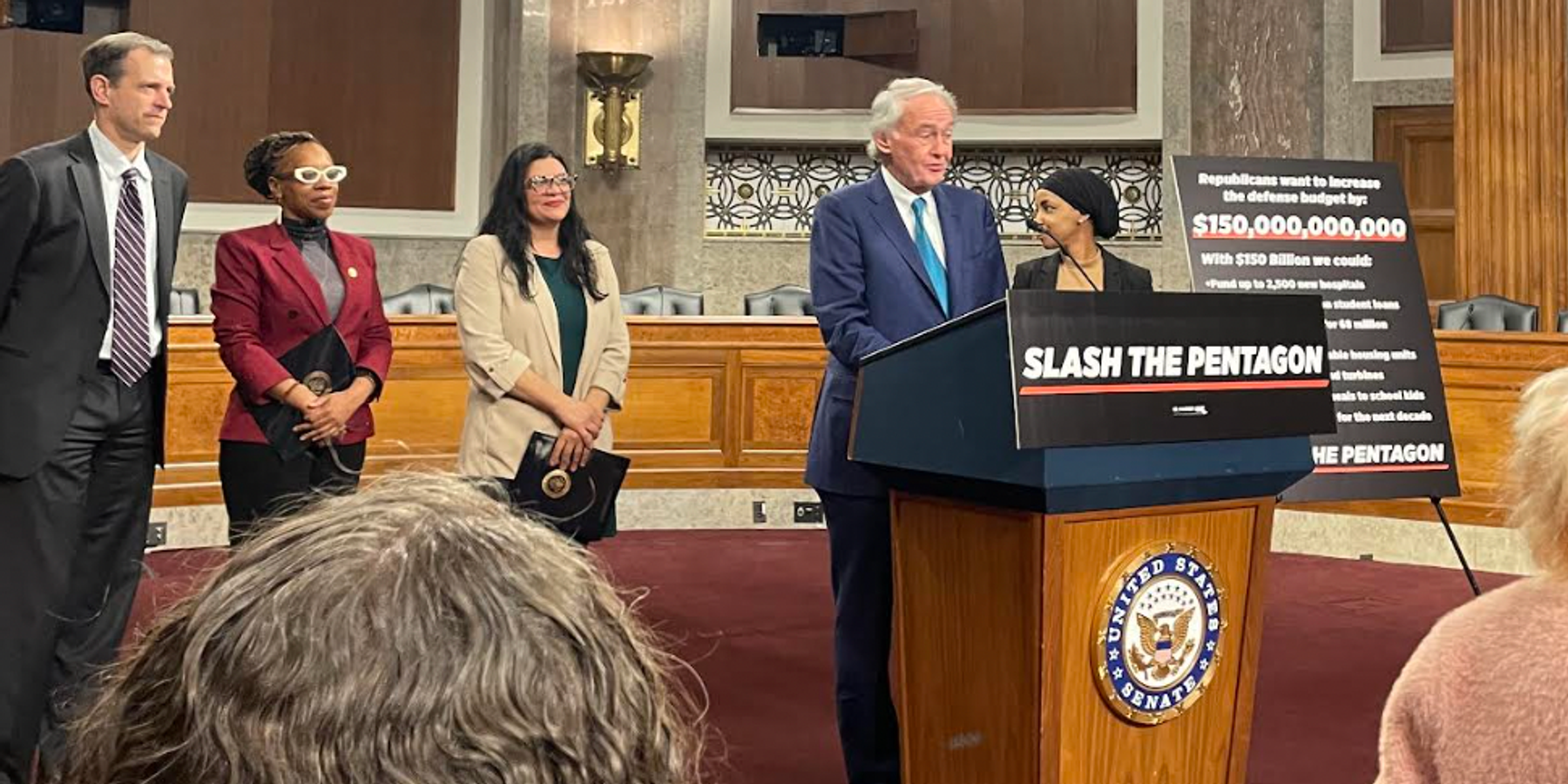 Dems slam military budget increases