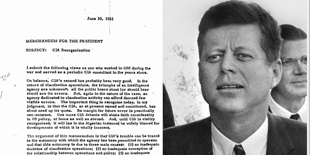 JFK wanted to splinter CIA ‘into a thousand pieces.’ Why didn't he ...
