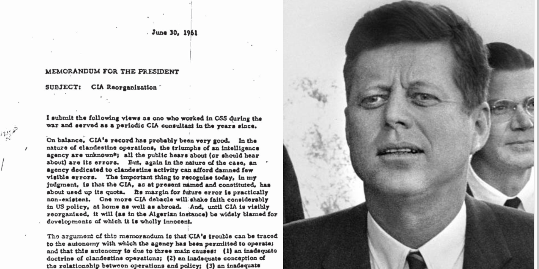 JFK wanted to splinter CIA ‘into a thousand pieces.’ Why didn't he?