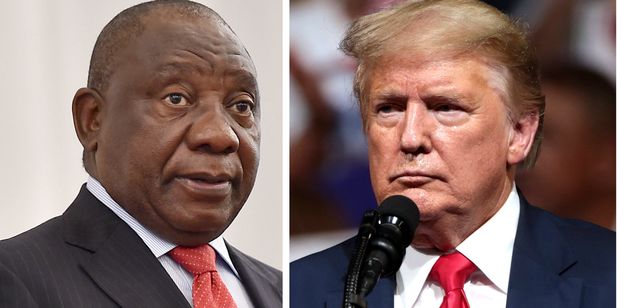 Trump and Ramaphosa: Awkward meeting could have upsides
