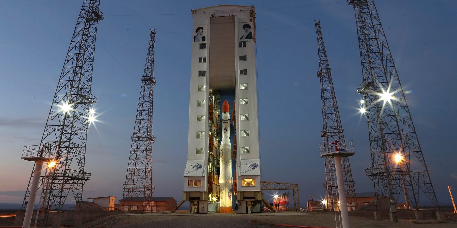 With timing of rocket blast, Iran flexes muscles — in space