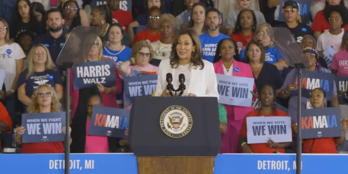 'I'm speaking now': Harris rebukes Gaza protesters