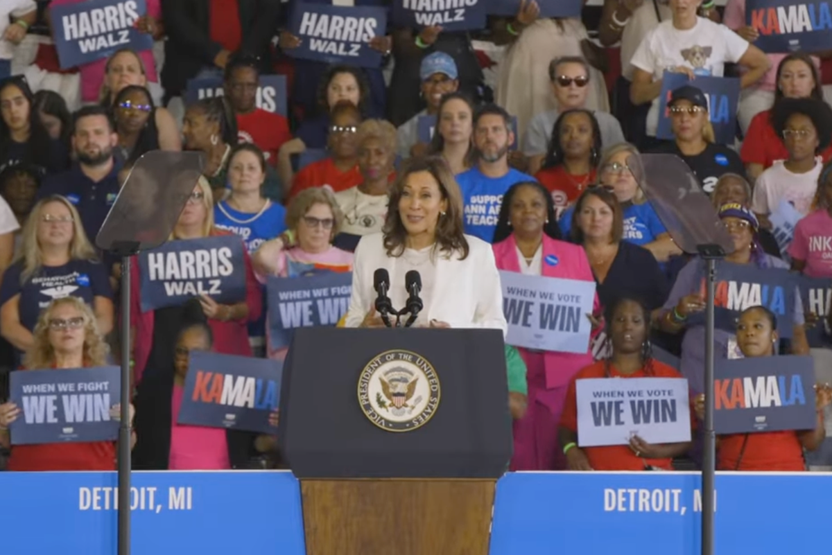 'I'm speaking now': Harris rebukes Gaza protesters