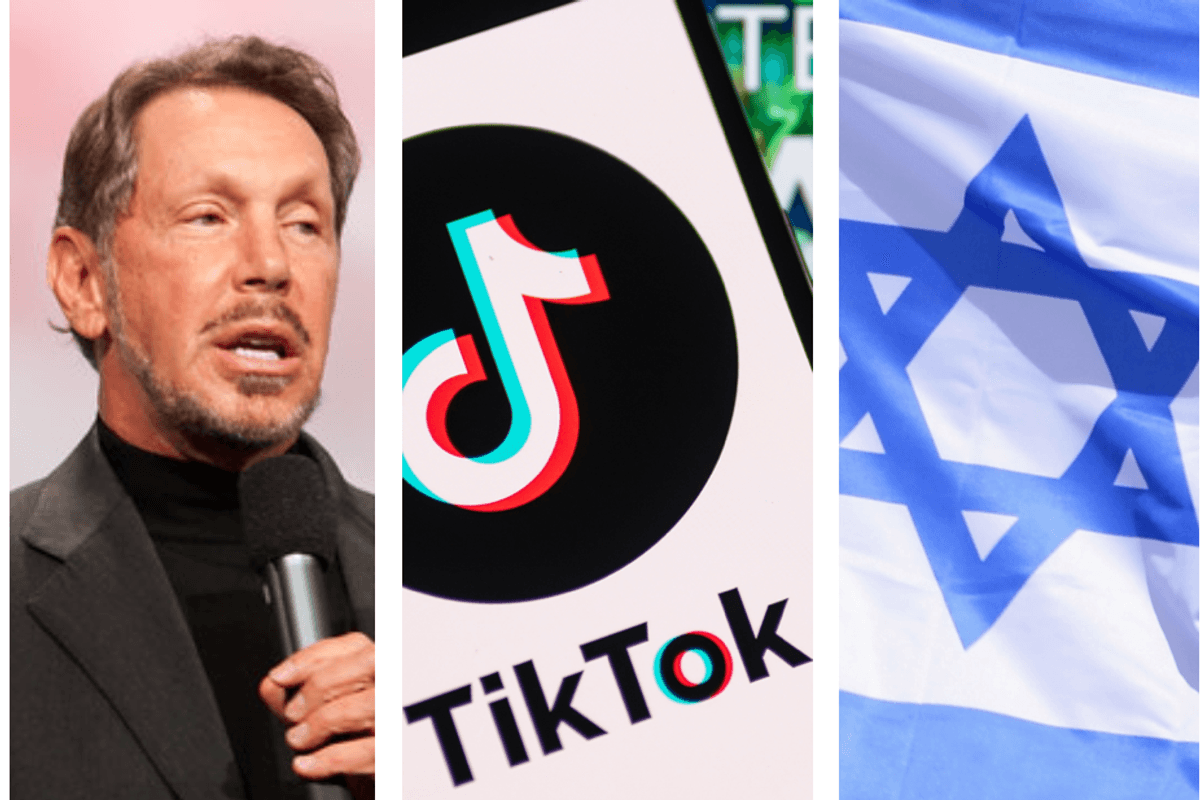Larry Ellison Tik Tok Israel