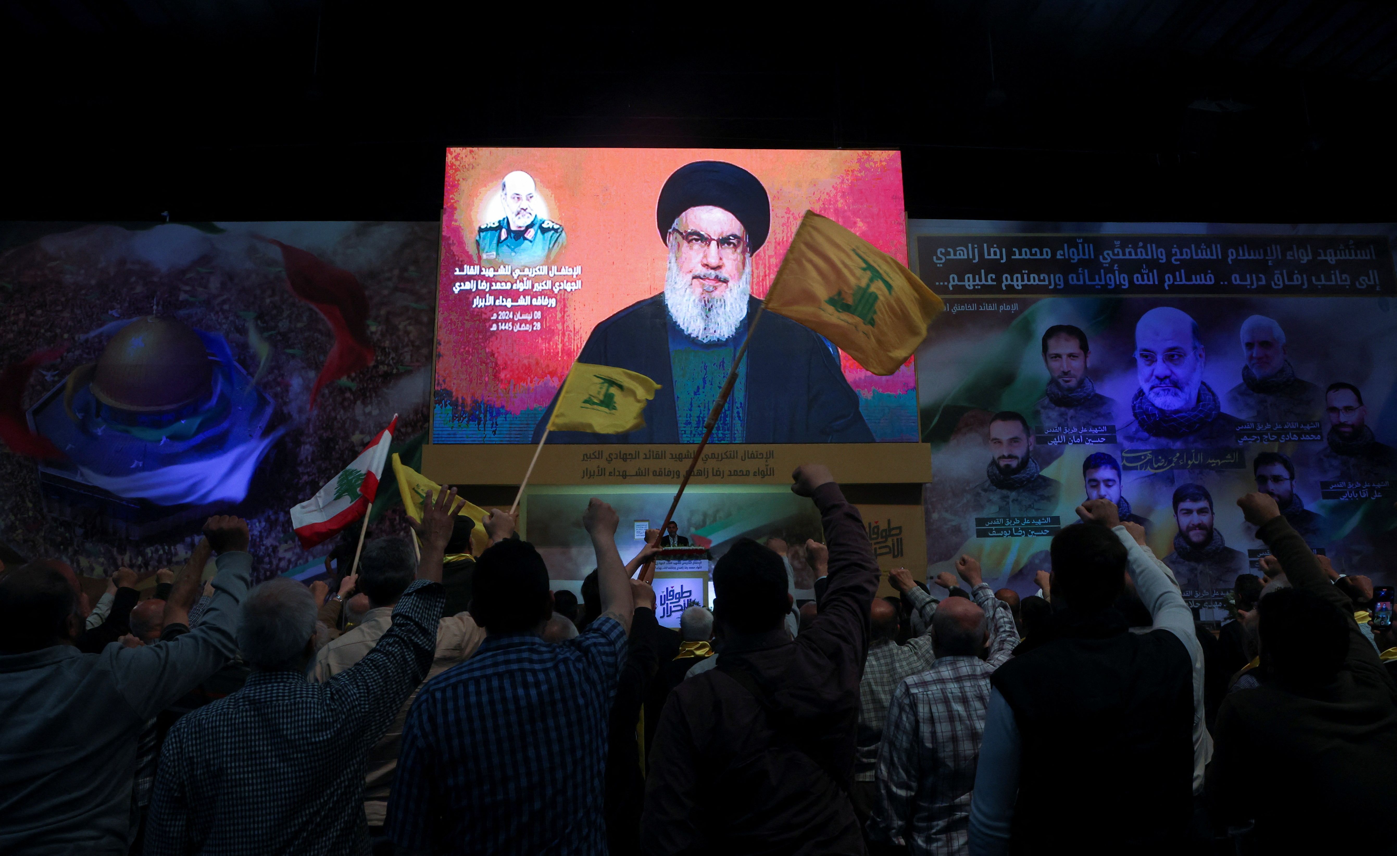 Hezbollah leader ups ante after attack on Iranian consulate
