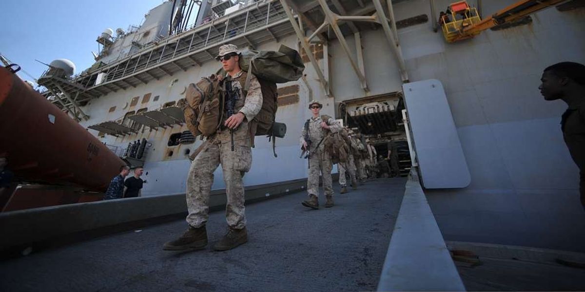 US Marines' deployment in Middle East likely extended