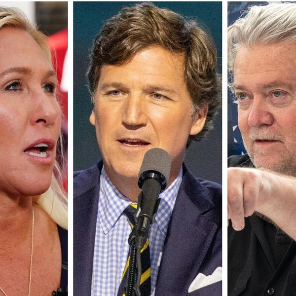 Marjorie Taylor Greene, Tucker Carlson, Steve Bannon