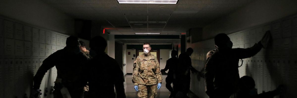 VIDEO: Drones, bombs, and guns won't eradicate COVID-19